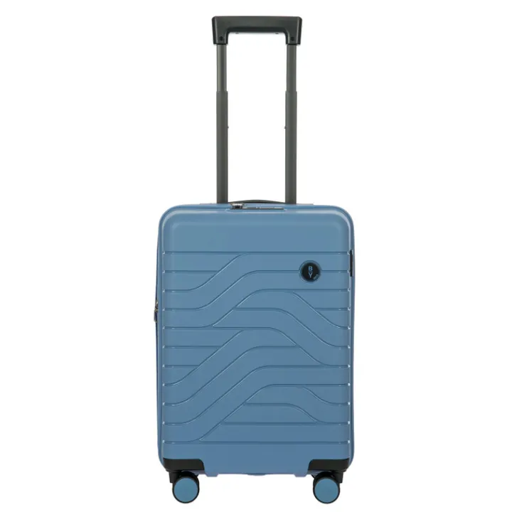 Transavia Trolleys|Handbagage Trolleys>Bric's Ulisse Trolley Expandable 55 grey blue