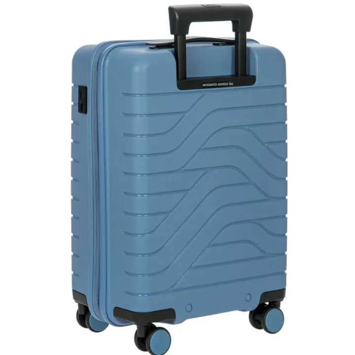 Transavia Trolleys|Handbagage Trolleys>Bric's Ulisse Trolley Expandable 55 grey blue