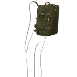 Kleine Reistassen|Handbagage Reistassen>Bric's X-Travel Backpack olive