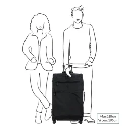 Zachte Koffers|Reiskoffers>Bric's X-Travel Trolley 77 ocean blue