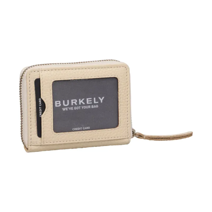 Mini Portemonnees|Kleine Portemonnees>Burkely Always Ava Small Zip Around Wallet off white