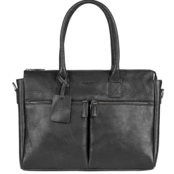 15.6 Inch Laptoptassen|Laptop Schoudertassen>Burkely Antique Avery Laptopbag 15.6" black