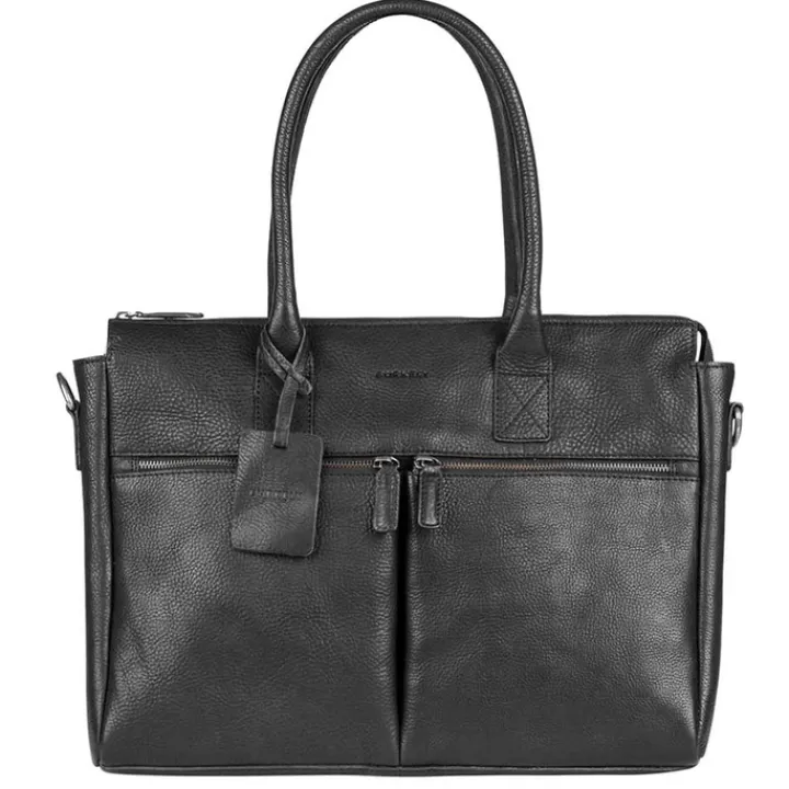 15.6 Inch Laptoptassen|Laptop Schoudertassen>Burkely Antique Avery Laptopbag 15.6" black