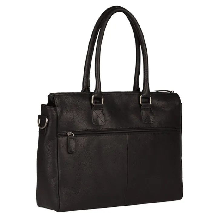 15.6 Inch Laptoptassen|Laptop Schoudertassen>Burkely Antique Avery Laptopbag 15.6" black