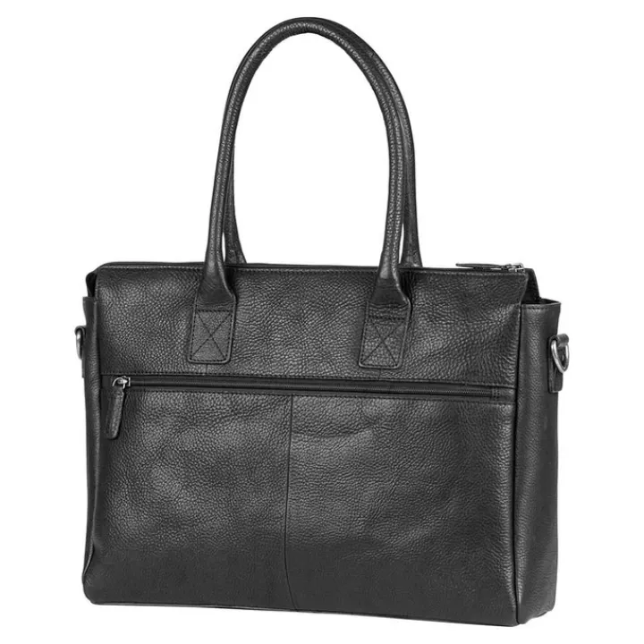 15.6 Inch Laptoptassen|Laptop Schoudertassen>Burkely Antique Avery Laptopbag 15.6" black
