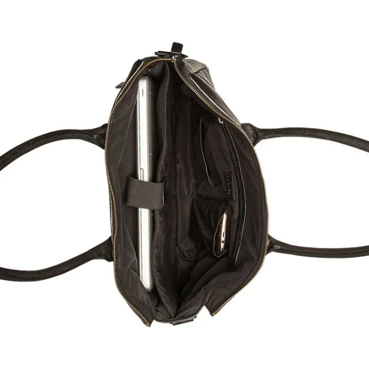 15.6 Inch Laptoptassen|Laptop Schoudertassen>Burkely Antique Avery Laptopbag 15.6" black