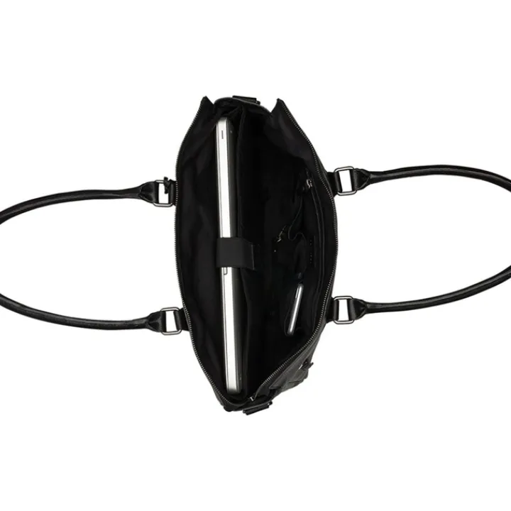 15.6 Inch Laptoptassen|Laptop Schoudertassen>Burkely Antique Avery Laptopbag 15.6" black