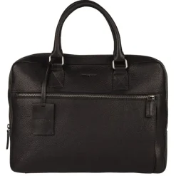 Herentassen|Laptop Schoudertassen>Burkely Antique Avery Laptopbag 13.3'' black