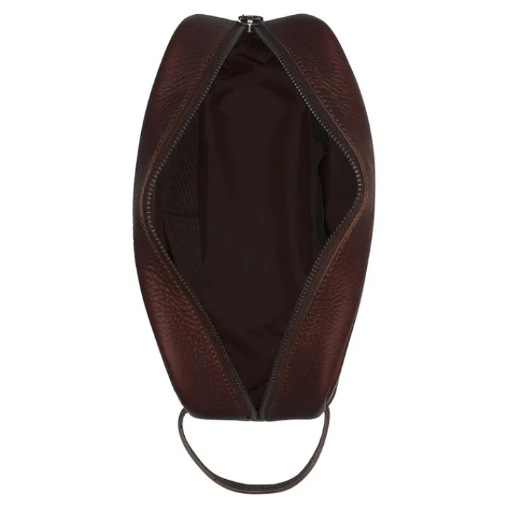 Toilettassen>Burkely Antique Avery Toiletry Bag dark brown