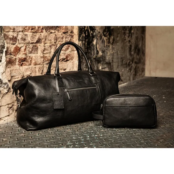 Toilettassen>Burkely Antique Avery Toiletry Bag dark brown