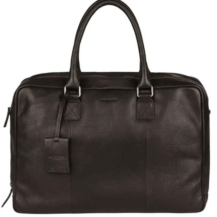 Herentassen|15.6 Inch Laptoptassen>Burkely Antique Avery Worker 15.6" black