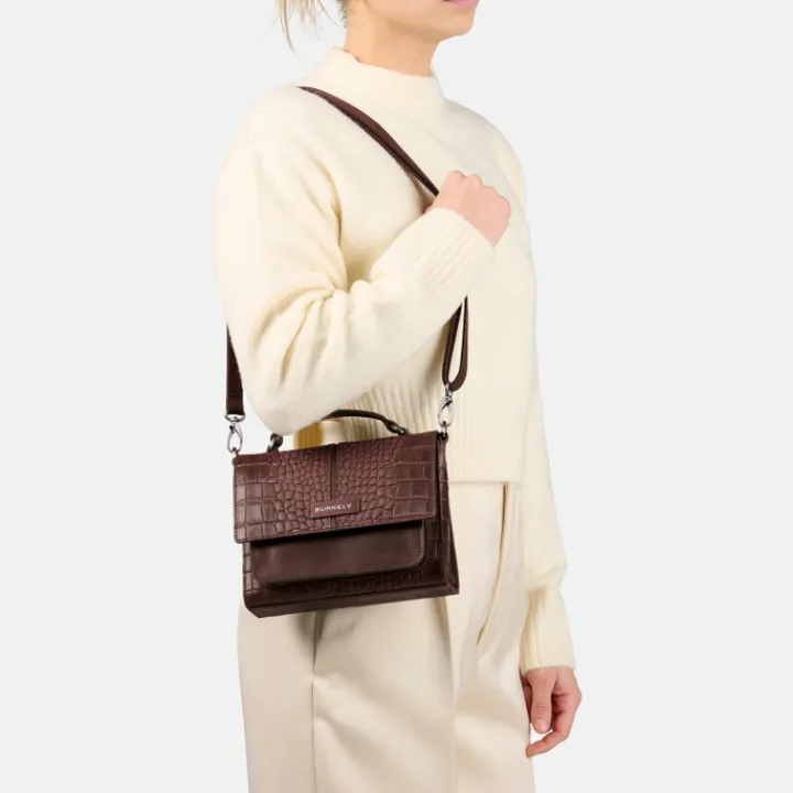 Schoudertassen|Handtassen>Burkely Cool Colbie Citybag Small brown