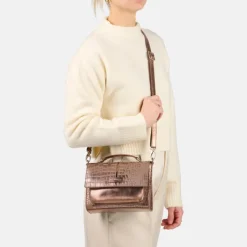 Schoudertassen|Handtassen>Burkely Cool Colbie Citybag Small bronze