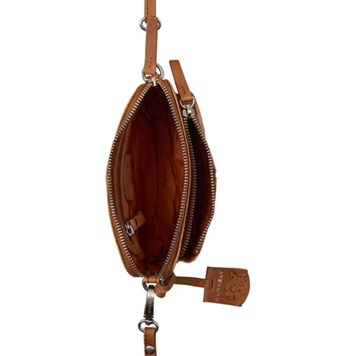 Schoudertassen|Crossbody>Burkely Cool Colbie Minibag colbie cognac