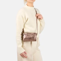 Schoudertassen|Crossbody>Burkely Cool Colbie Minibag bronze