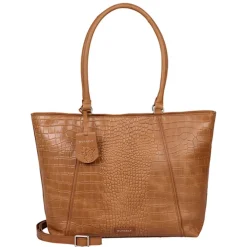 15.6 Inch Laptoptassen|Laptop Schoudertassen>Burkely Cool Colbie Wide Tote 15.6" colbie cognac