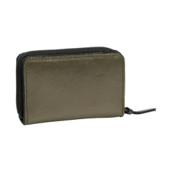 Rfid Portemonnees|Leren Portemonnees>Burkely Creased Crystal Double Flap Wallet gun metal