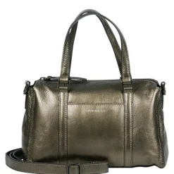Schoudertassen|Handtassen>Burkely Creased Crystal Handbag gun metal