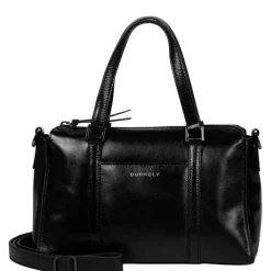 Schoudertassen|Handtassen>Burkely Creased Crystal Handbag black