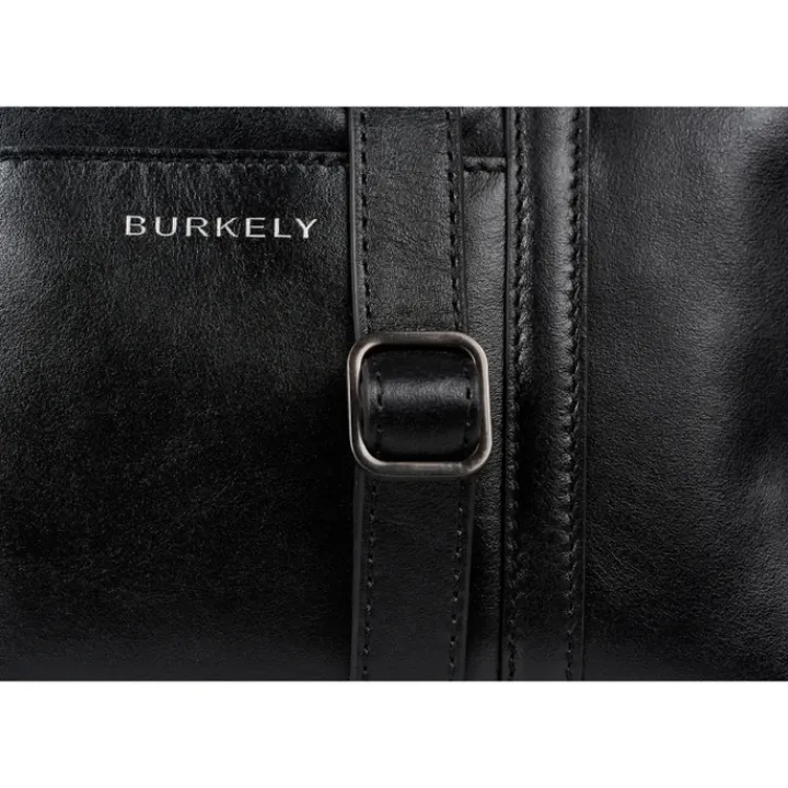 Schoudertassen|Handtassen>Burkely Creased Crystal Handbag black