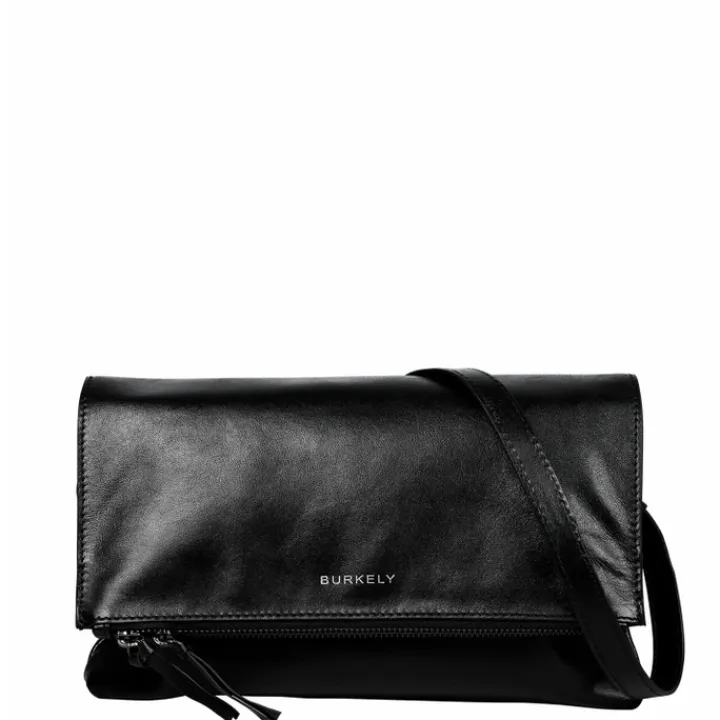 Schoudertassen|Crossbody>Burkely Creased Crystel Satchel Bag black