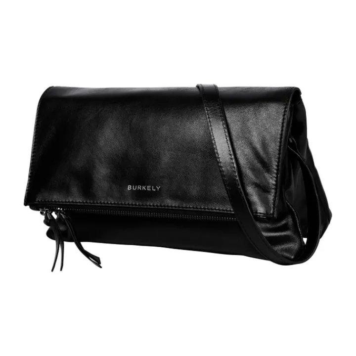 Schoudertassen|Crossbody>Burkely Creased Crystel Satchel Bag black