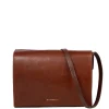 Schoudertassen|Handtassen>Burkely Fine Florence Crossbody Zip Bag chestnut