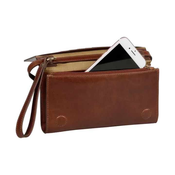 Telefoontasjes|Crossbody>Burkely Fine Florence Phonebag chestnut