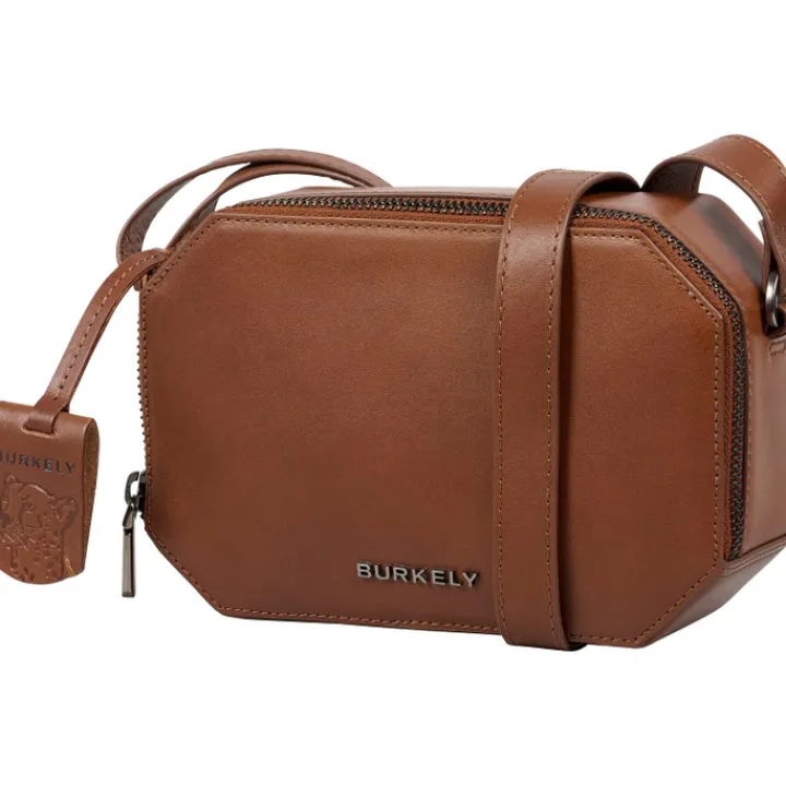 Schoudertassen|Crossbody>Burkely Nocturnal Nova Box Bag cognac