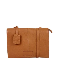 Schoudertassen|Crossbody>Burkely Soft Skylar Double Pocket Flap cozy cognac
