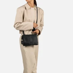Schoudertassen|Crossbody>Burkely Soft Skylar Double Pocket Flap black