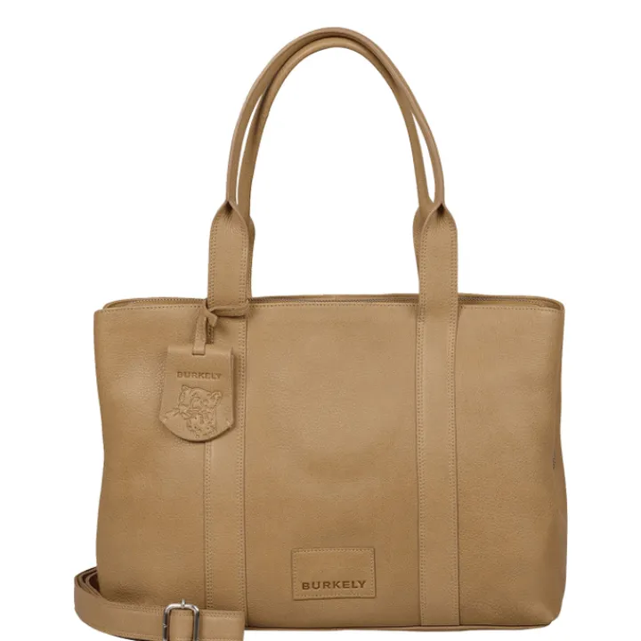 Laptop Schoudertassen|Leren Laptoptassen>Burkely Soft Skylar Handbag natural nude