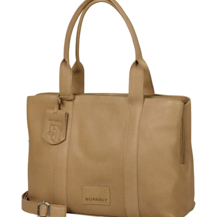 Laptop Schoudertassen|Leren Laptoptassen>Burkely Soft Skylar Handbag natural nude