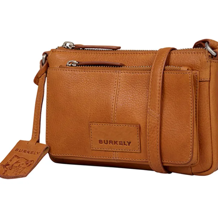 Schoudertassen|Crossbody>Burkely Soft Skylar Minibag cozy cognac