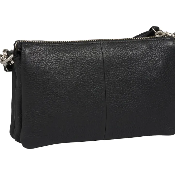 Schoudertassen|Crossbody>Burkely Soft Skylar Triple Pocket Zip black