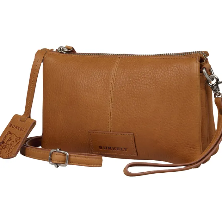 Schoudertassen|Crossbody>Burkely Soft Skylar Triple Pocket Zip natural nude