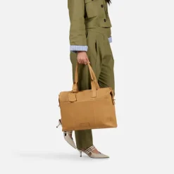 15.6 Inch Laptoptassen|Laptop Schoudertassen>Burkely Soft Skylar Workbag 15.6" natural nude