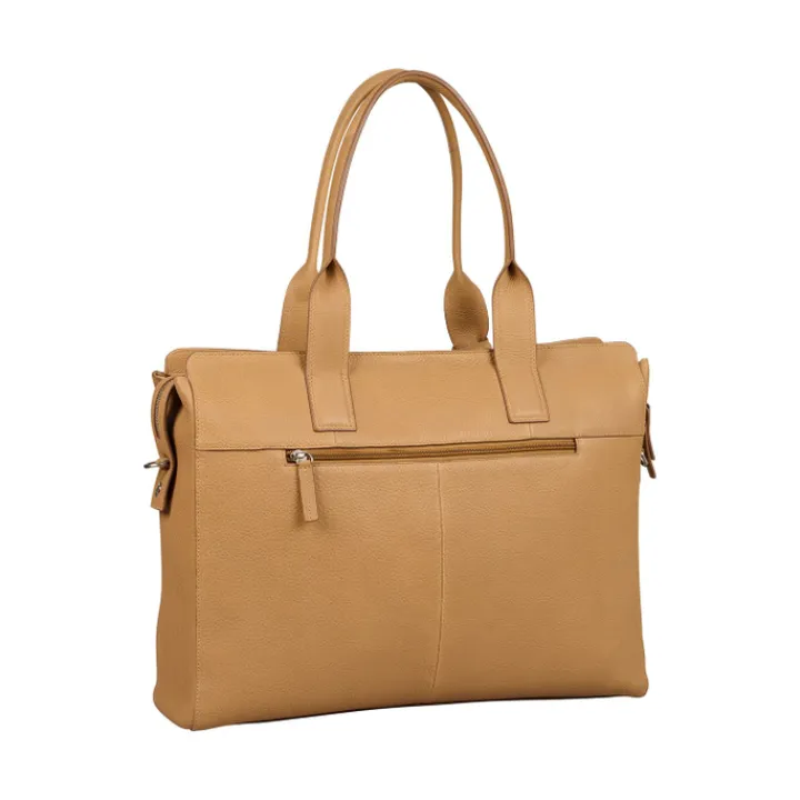15.6 Inch Laptoptassen|Laptop Schoudertassen>Burkely Soft Skylar Workbag 15.6" natural nude