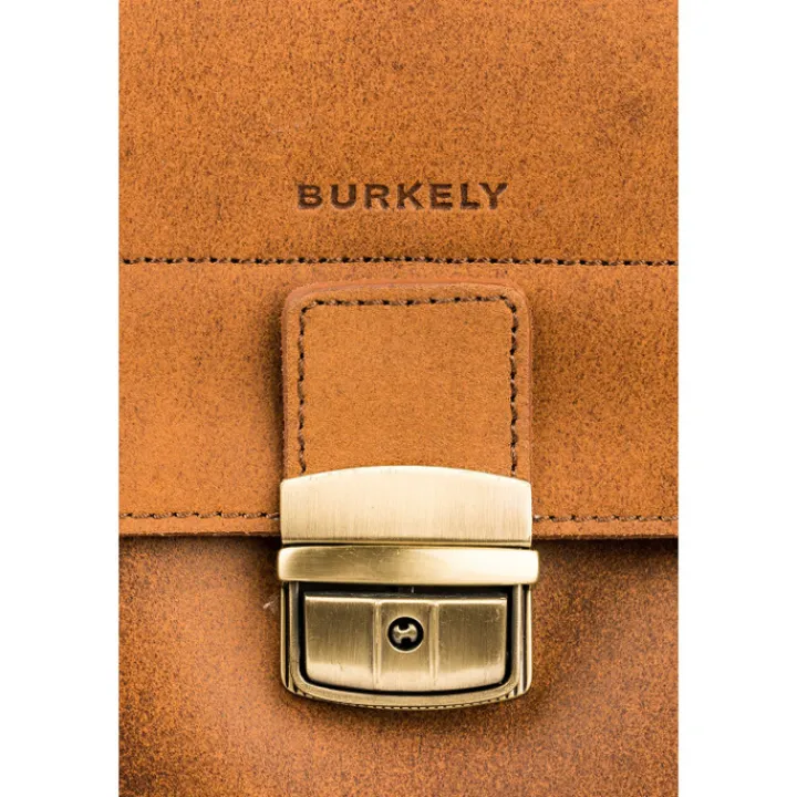 Aktetassen|Herentassen>Burkely Vintage Dean Briefcase cognac