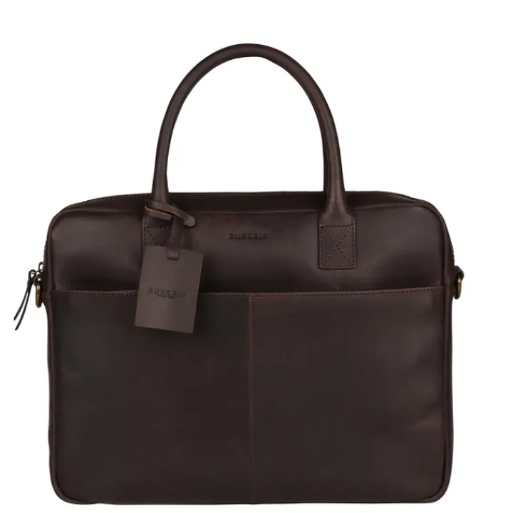 Aktetassen|Herentassen>Burkely Vintage Jack Worker 13.3'' dark brown