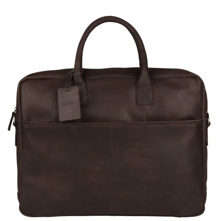 Aktetassen|Herentassen>Burkely Vintage Max Worker 17.3" brown