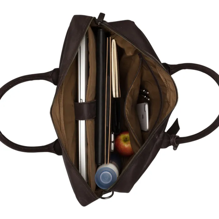 Aktetassen|Herentassen>Burkely Vintage Max Worker 17.3" brown