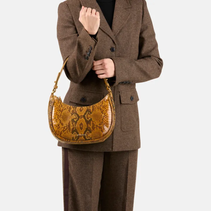 Schoudertassen|Crossbody>Burkely Vintage Veda Shoulderbag python