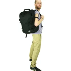 Grote Rugzakken|Heren Rugzakken>CabinZero Classic 44L Ultra Light Cabin Bag absolute black