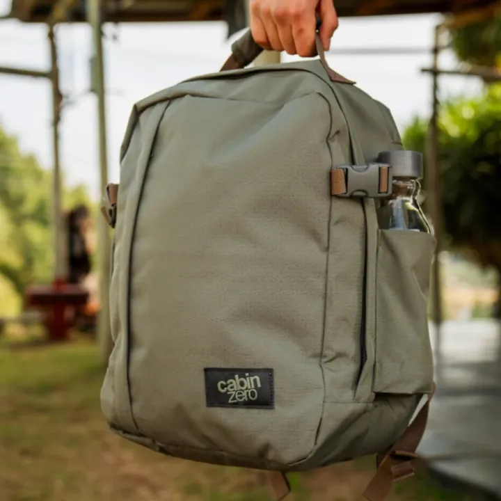 Kleine Reistassen|Handbagage Reistassen>CabinZero Classic 28L Ultra Light Cabin Bag Tech georgian khaki