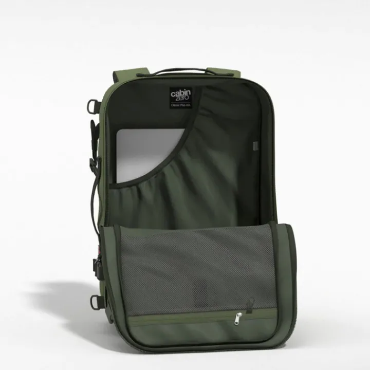 Handbagage Reistassen|Heren Reistassen>CabinZero Classic Plus 42L georgian khaki