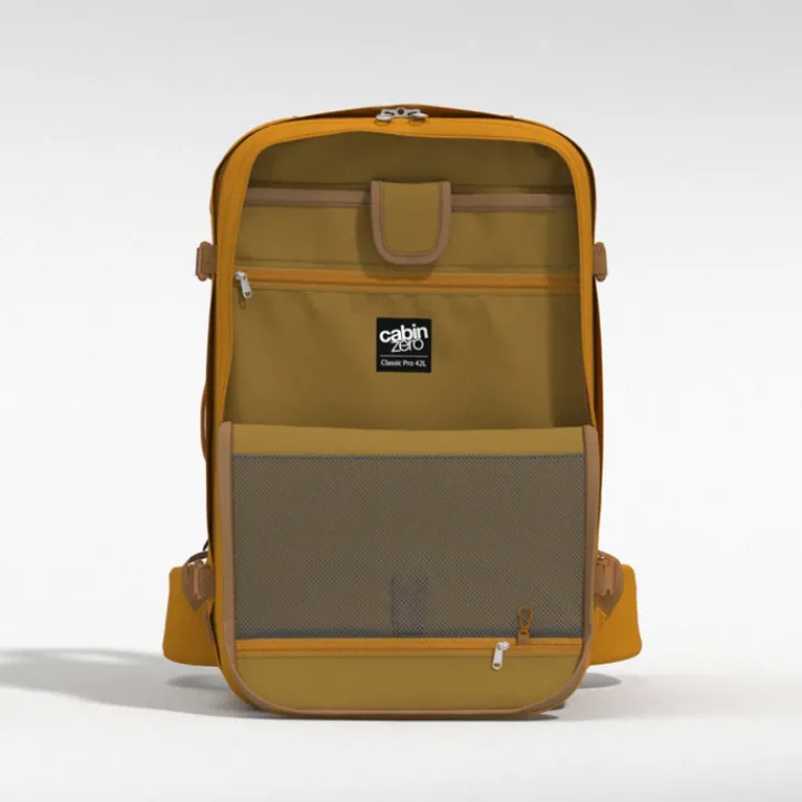 Handbagage Reistassen|Heren Reistassen>CabinZero Classic Pro 42L orange chill