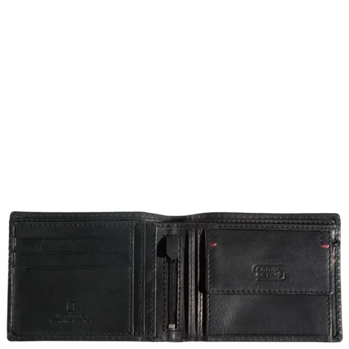 Kleine Portemonnees|Leren Portemonnees>Camel Active Salamanca Portemonnee black