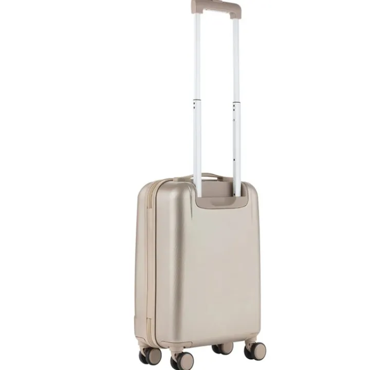 Transavia Trolleys|Klm Trolleys>CarryOn Skyhopper 4 Wiel Trolley 55 champagne