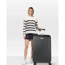 Reistrolleys|Reiskoffers>CarryOn Skyhopper 4 Wiel Trolley 78 black